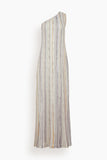 Missoni Gowns Sleeveless Long Dress in Multicolor with Lilac Base