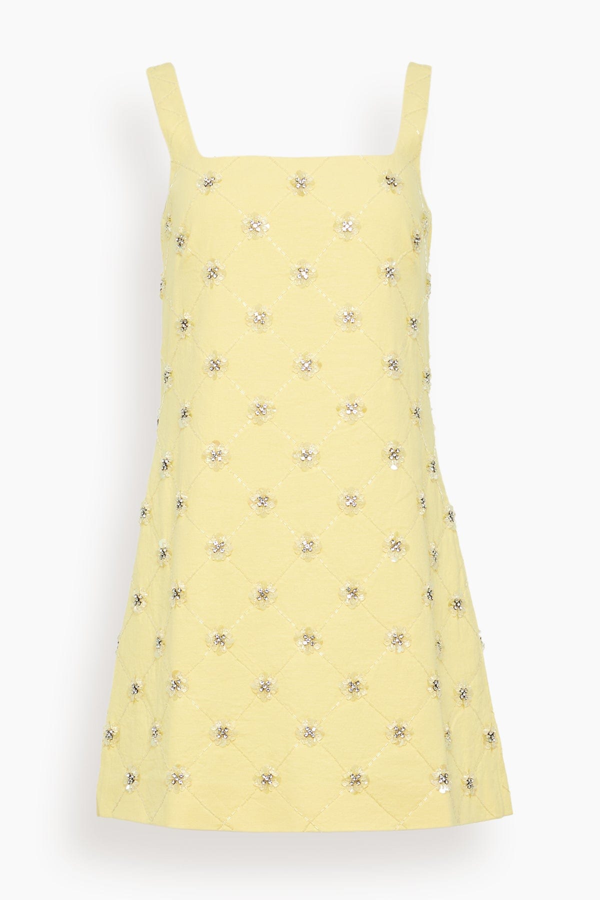 Tanya Taylor Dresses Barton Dress in Lemon Meringue Barton Dress in Lemon Meringue