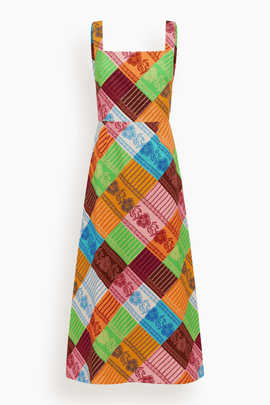 Kaleidoscope Midi Dress in Multi