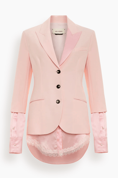 Bardot Blazer in Pink/Orchid