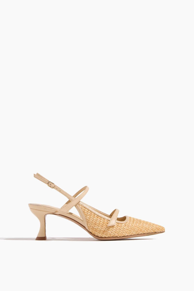 Alexandre Birman Pumps Tita Raffia 60 Heel in Creamy Alexandre Birman Tita Raffia 60 Heel in Creamy