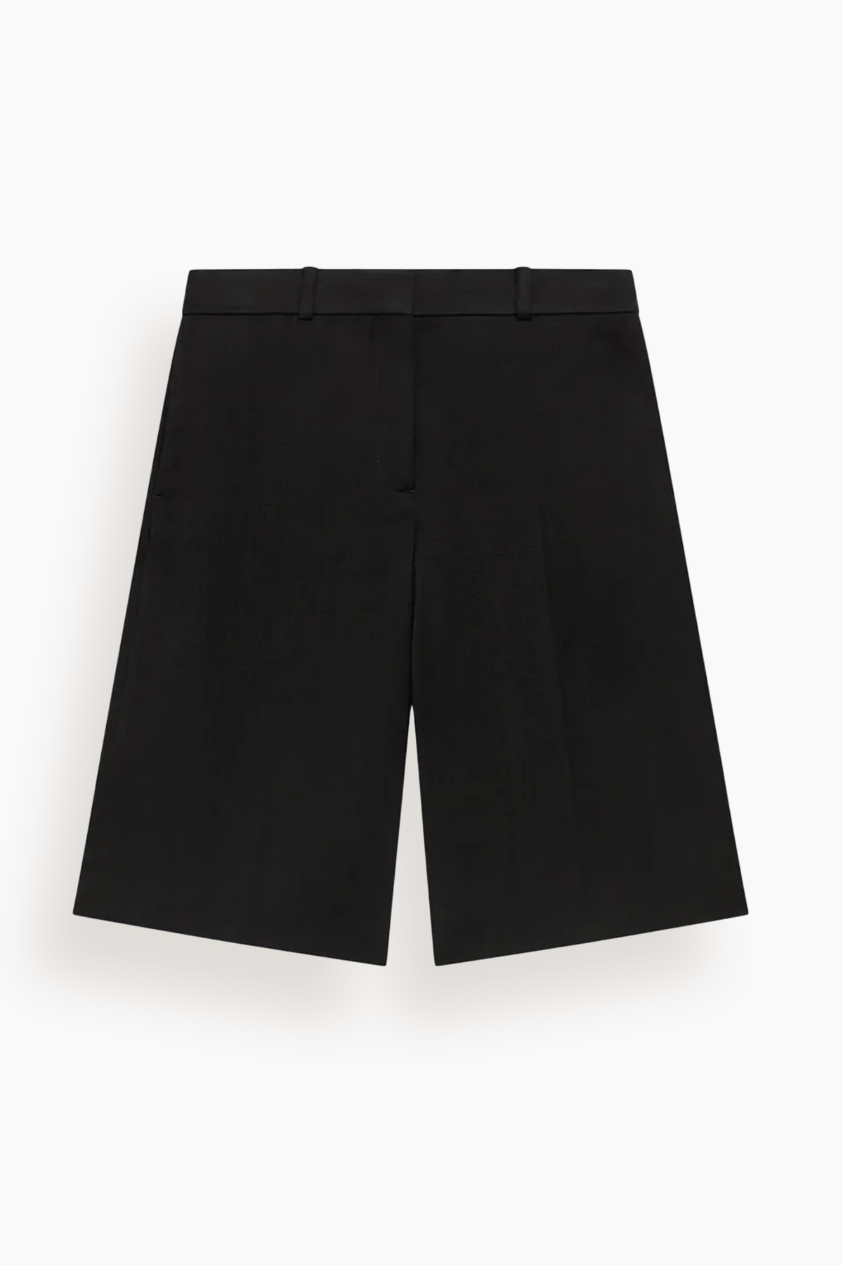 black bermuda dress shorts Bermuda Shorts In Stretch Twill - Black Black