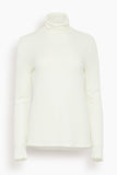 Loulou de Saison Gallinara Long Sleeve Top in Ivory