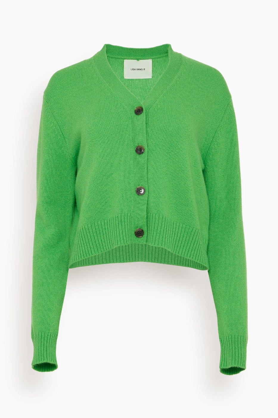 Lisa Yang Sweaters Marion Cardigan in Evergreen Lisa Yang Marion Cardigan in Evergreen