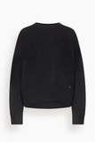 Loulou de Saison Anton Crewneck Sweater in Black