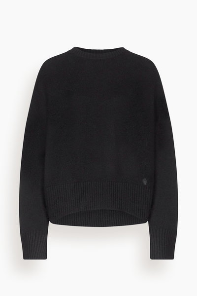 Anton Crewneck Sweater in Black