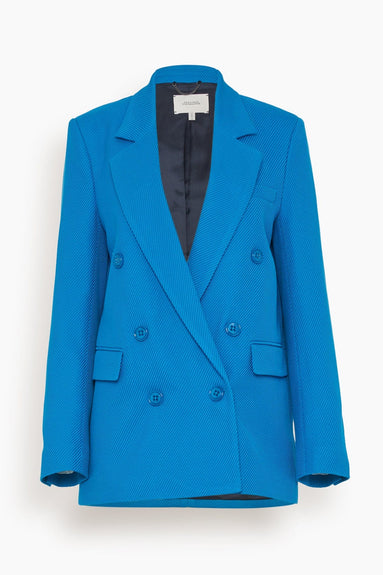 Dorothee Schumacher Jackets Striking Coolness Jacket in Aqua Blue