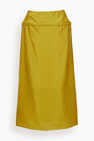 Tibi Chassis Hoop Pencil Skirt in Dijon