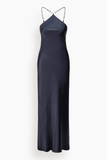 Staud Cadence Dress in Navy