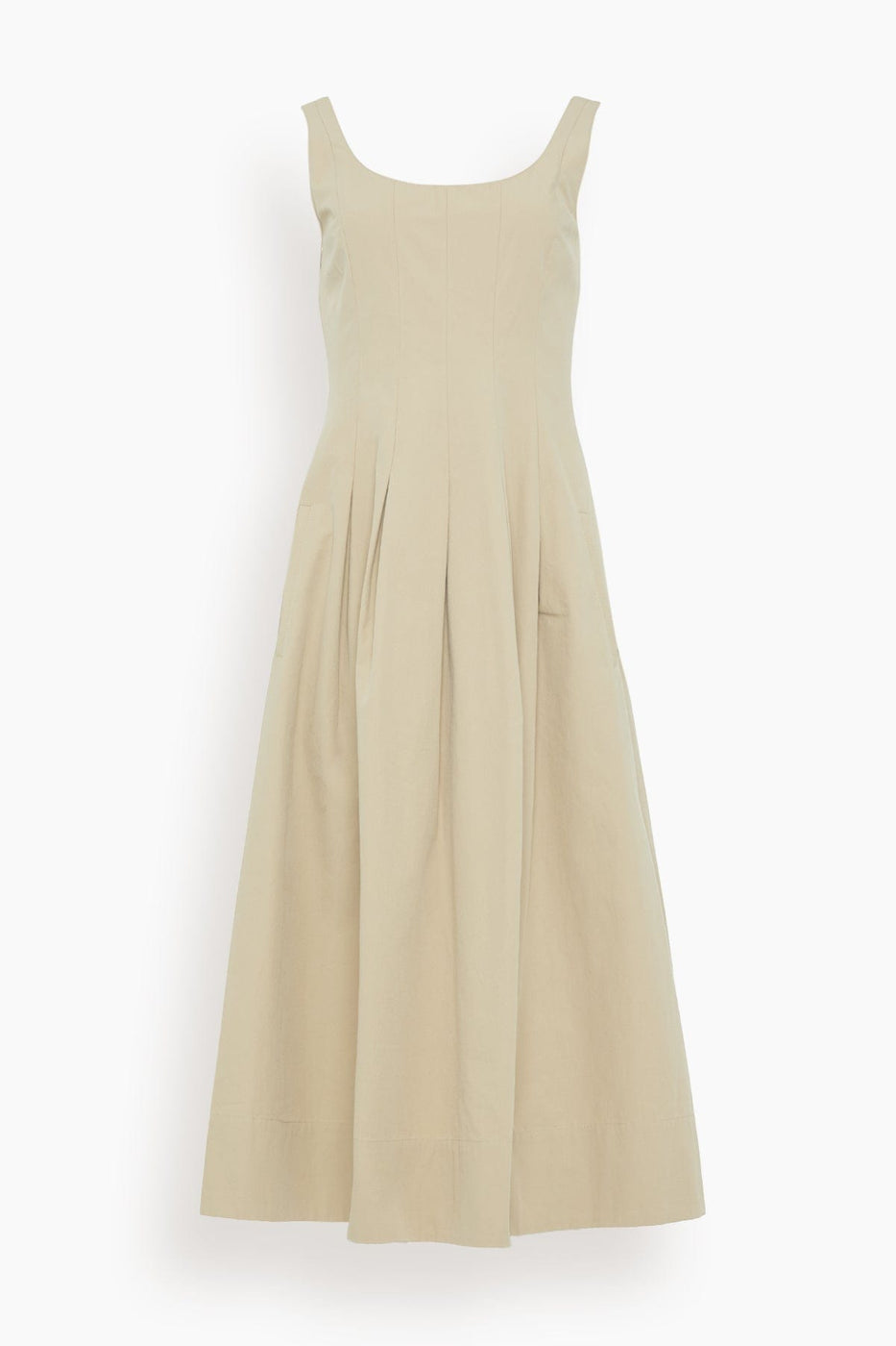 Proenza Schouler White Label Casual Dresses Shelby Dress in Khaki Proenza Schouler Shelby Dress in Khaki