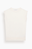 Another Tomorrow Featherweight Shell in Off White