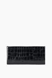 Staud Muse Clutch in Black Croco