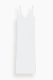 Another Tomorrow Tank Dress in White