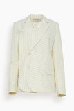 JW Anderson Jackets Panelled Blazer in Ivory