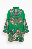Alemais Porter Mini Dress in Jade