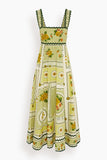 Alemais Dixie Summer Dress in Citrus