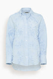 Hampden Clothing Frankie Shirt in Blue Multi