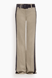Hellessy Walter Jeans in Beige Wash/Dark Taupe
