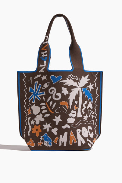 Maroc Jacquard Shopper Tote in Multi