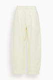 Apiece Apart Bari Crop Trouser in Cream
