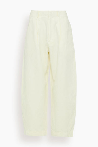 Bari Crop Trouser in Cream