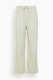 Rag And Bone Siena Wool Side Stripe Pant in Ivory