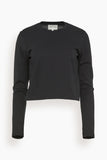 Loulou Studio Tops Masal Long Sleeve Shirt in Black Loulou Studio Masal Long Sleeve Shirt in Black