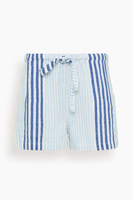 Safia Shorts in Shemizi Blue