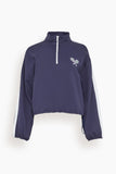 Tanya Taylor Maria Pullover in Maritime Blue
