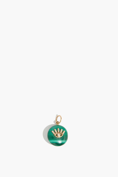 Malachite Evil Eye Pendant