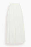 Tanaka Skirts Pleated Skirt Pants in White Pleated Skirt Pants in White