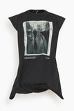 Sacai Tops James Dean Cotton Poplin Pullover in Black Sacai James Dean Cotton Poplin Pullover in Black