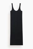 Another Tomorrow Tank Dress in Black