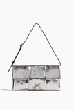 Flip Shoulder Bag in Silver