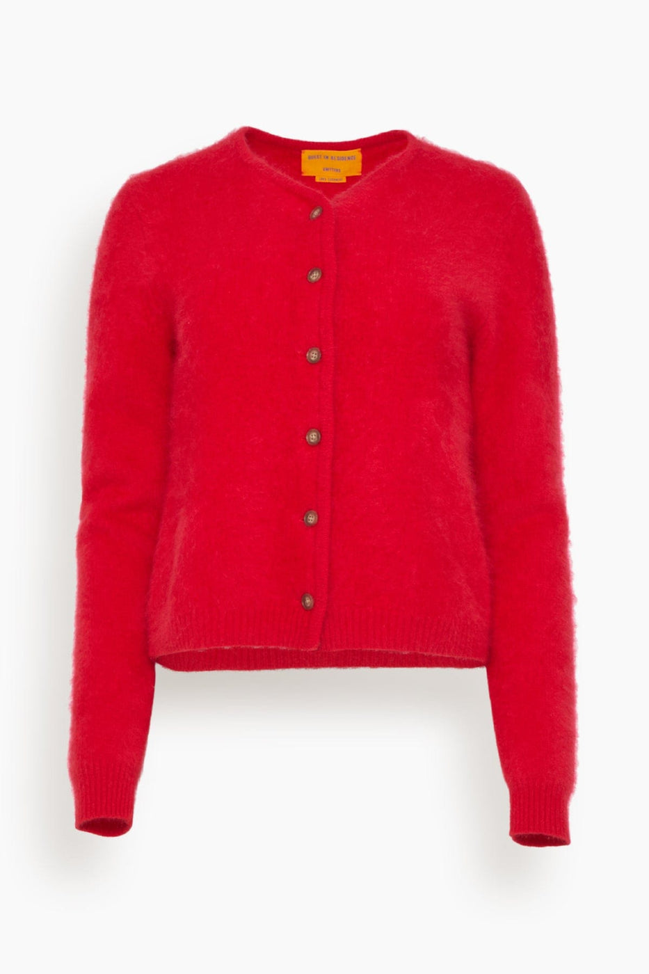 Guest In Residence Sweaters The Grizzly Cardigan in True Red Guest in Residence The Grizzly Cardigan in True Red