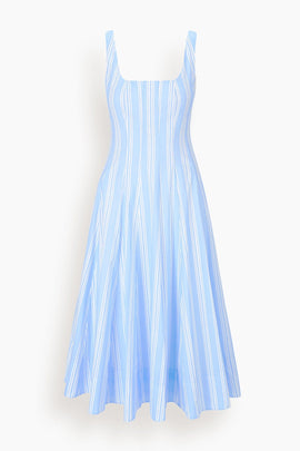 Wells Dress in Ventura Stripe