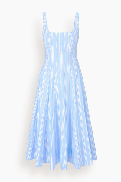 Wells Dress in Ventura Stripe