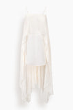 Staud Valencia Mini Dress in White
