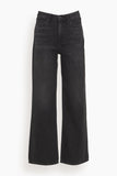 Rag And Bone Jeans Featherweight Logan Mid-Rise Wide Leg Jean in Jet Black Rag and Bone Featherweight Logan Mid-Rise Wide Leg Jean in Jet Black