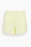Forte Forte Les Fleurs Embroidery Popline Shorts in Light
