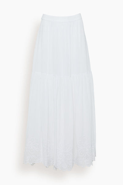 Antoinette Skirt in Blanc