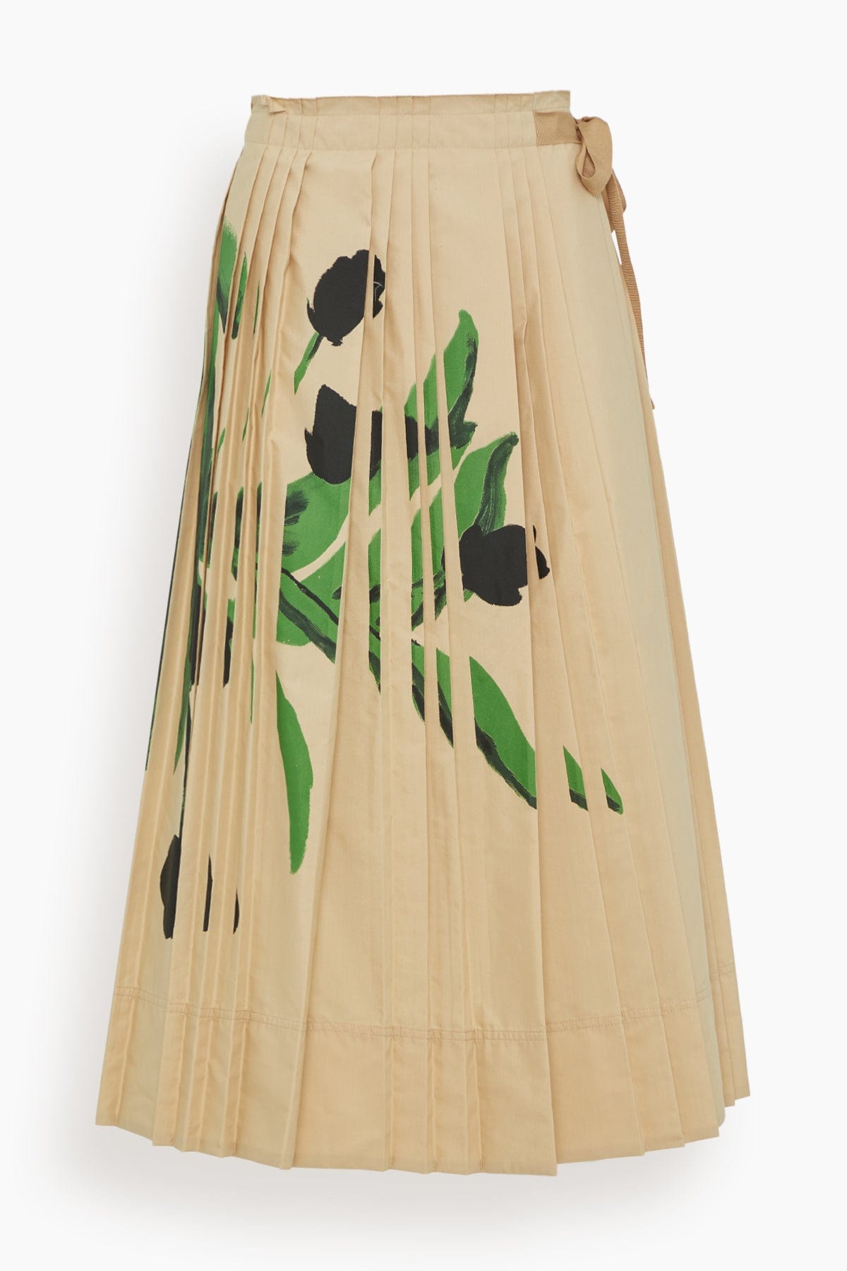 Tanya Taylor Skirts Shayla Skirt in Light Khaki Multi Shayla Skirt in Light Khaki Multi