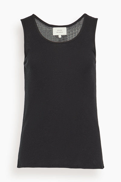 Alicudi Tank Top in Black