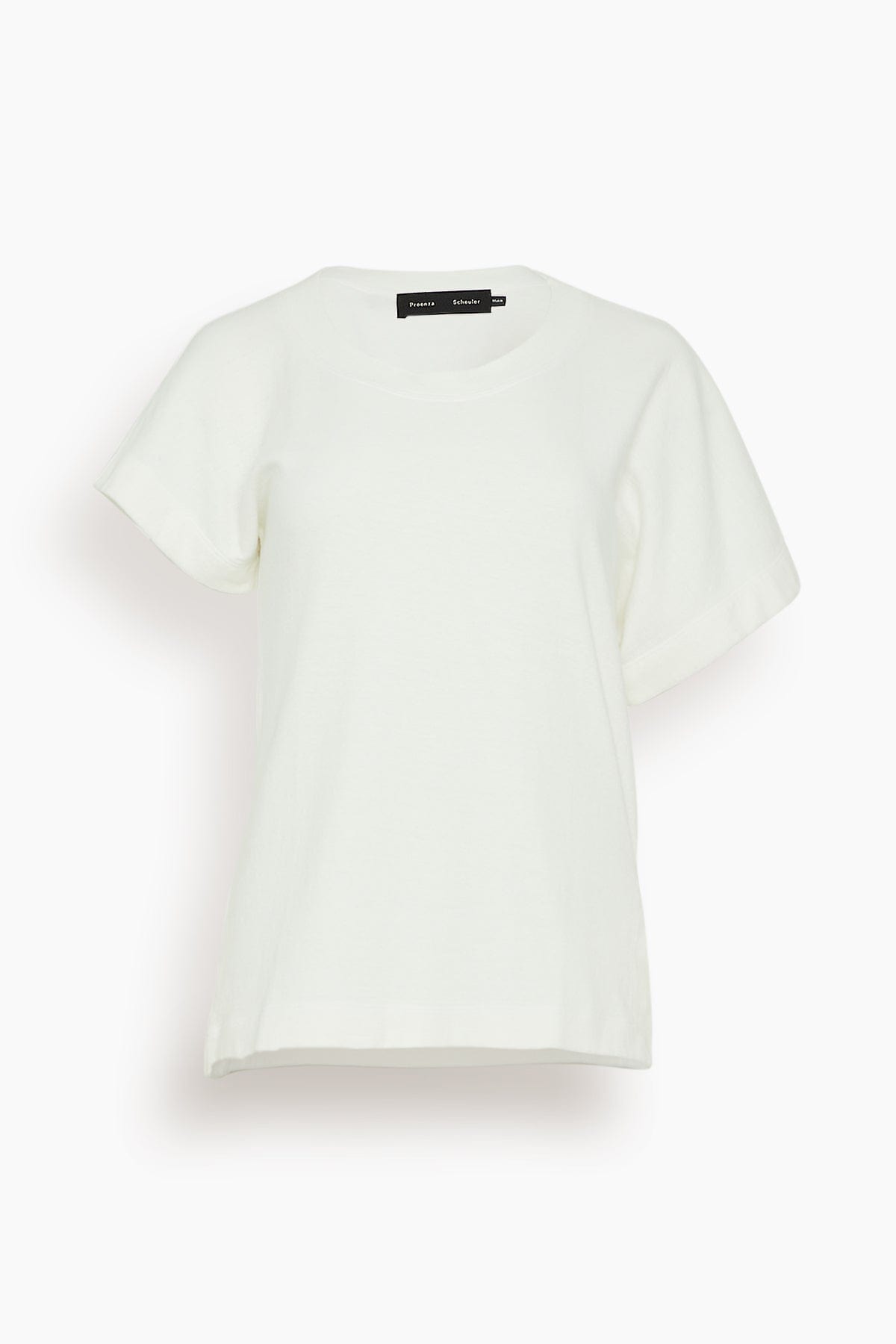 Proenza Schouler Tops Hopper T-Shirt in White Proenza Schouler Hopper T-Shirt in White