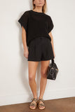 Apiece Apart Tops Oliva Linen Vest in Black Oliva Linen Vest in Black