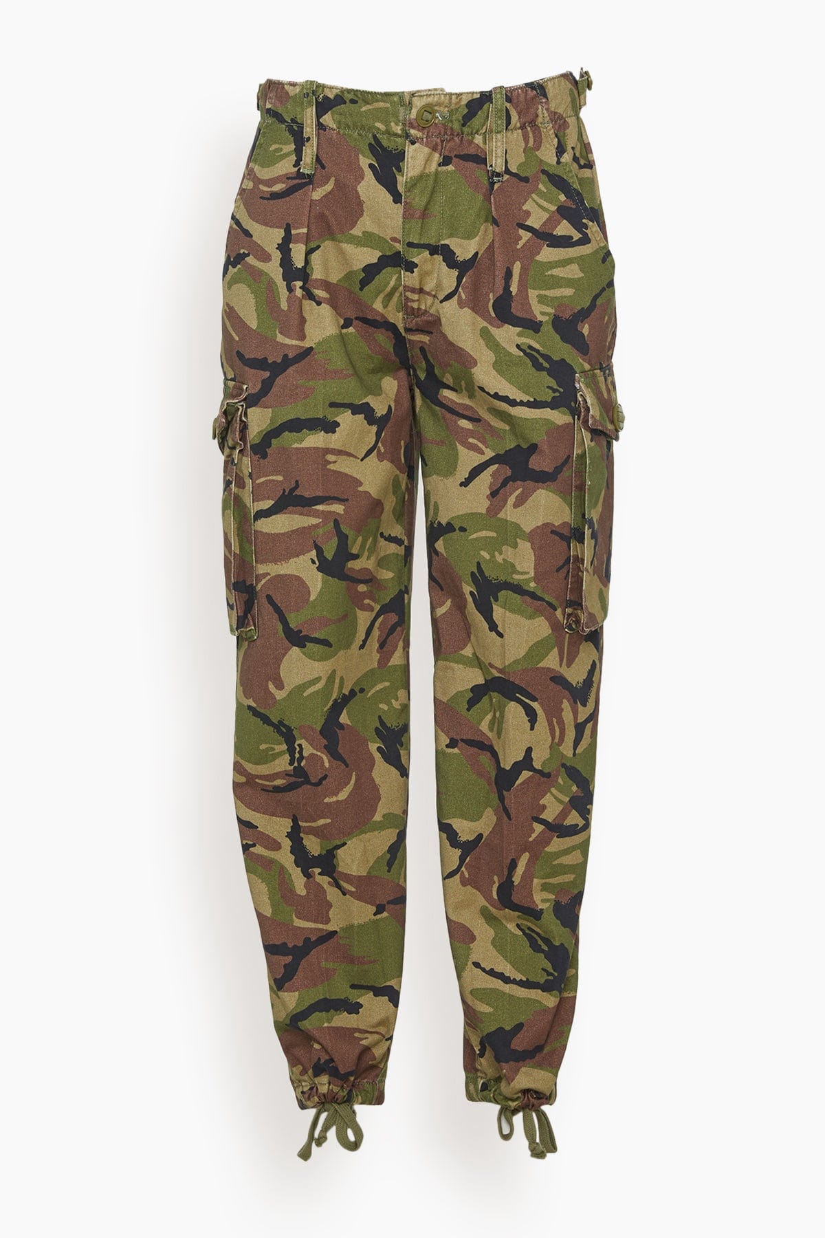 FRAME Pants High Rise Utility Trouser in Camo