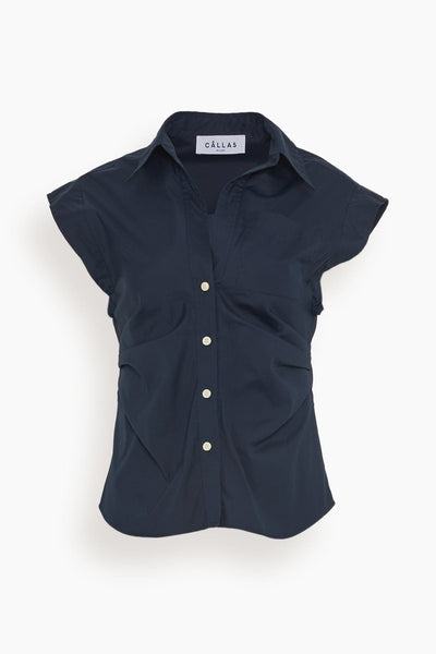 Brando Top in Navy