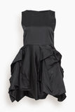 JW Anderson Dresses Peplum Bustier Dress in Black