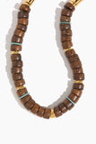 Lizzie Fortunato Las Palmas Collar in Brown
