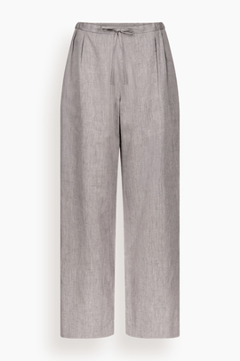 Clark Loose Fit Pant in Grey Melange